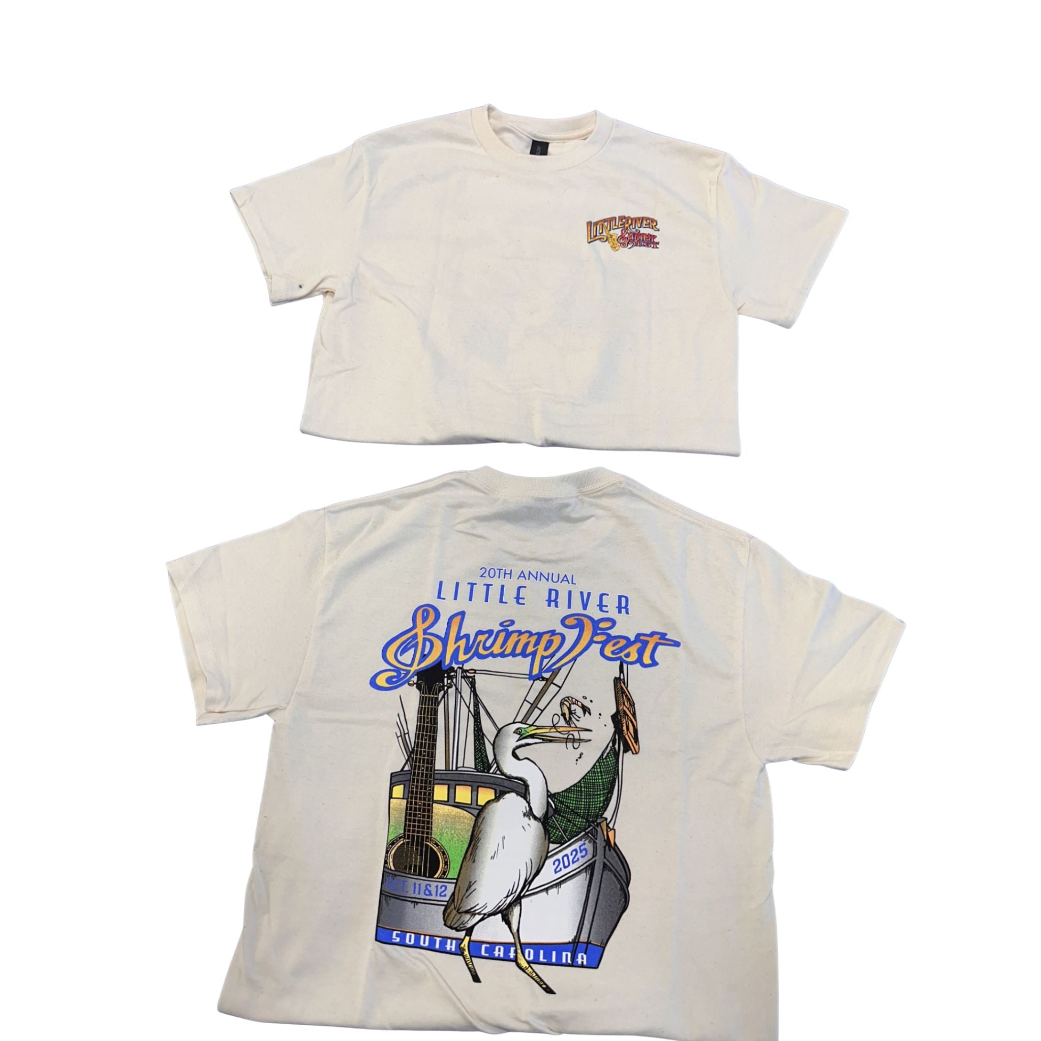 ShrimpFest  Short Sleeve T-Shirt Beige