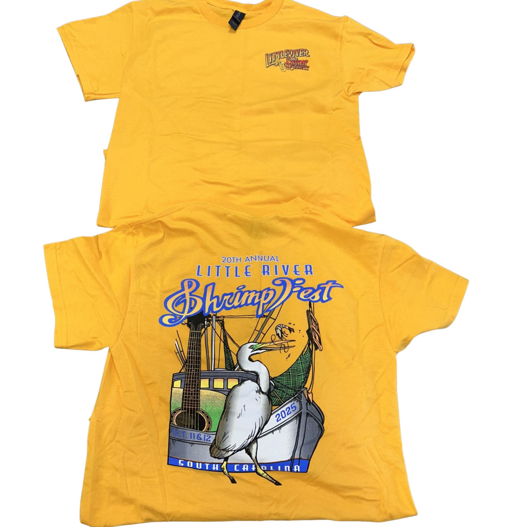 2025 ShrimpFest T-Shirts - Gold