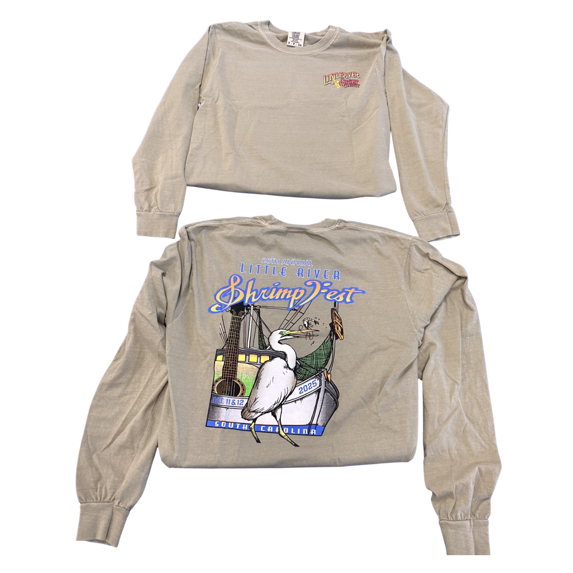 ShrimpFest Long Sleeve Khaki