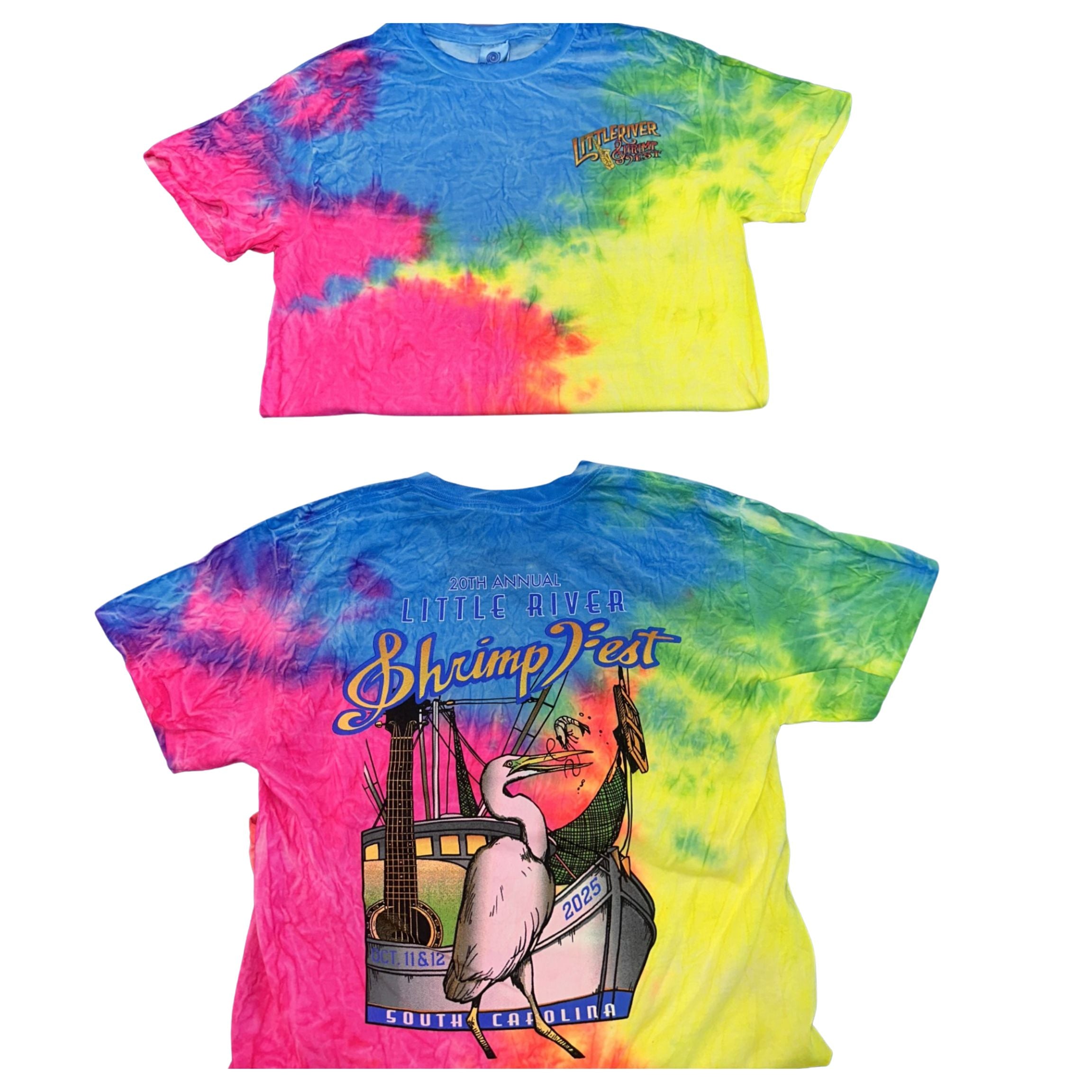 ShrimpFest Short Sleeve T Shirt -Tie Dye